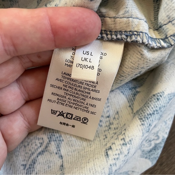 Anthropologie Pilcro Blue and White Button Down Shirt - Picture 10 of 11